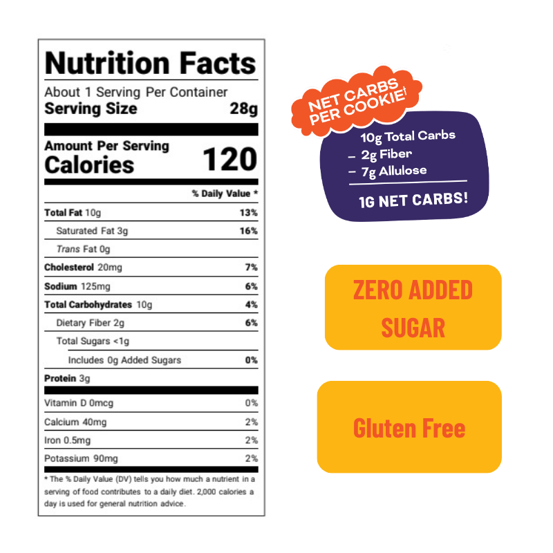 Soft Churro Cookie - 12 pack | low carb, keto, gluten - free, diabetic friendly - Good Journey Donuts