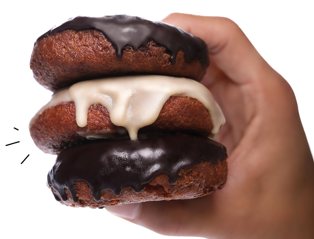 Low Carb Donuts Variety Pack (12 donuts) | 6 Chocolate and 6 Horchata | Low Carb, Keto, Gluten-Free Donuts