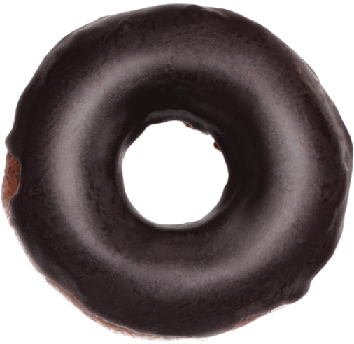 Glazed a smiling face