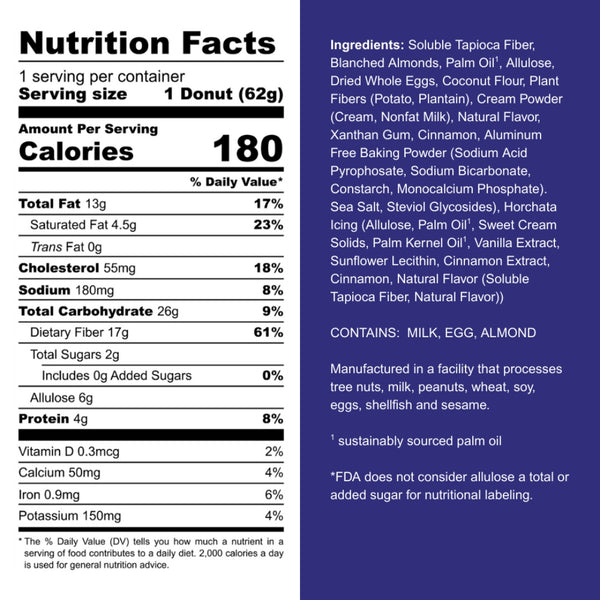 Horchata Vanilla and Cinnamon Donuts